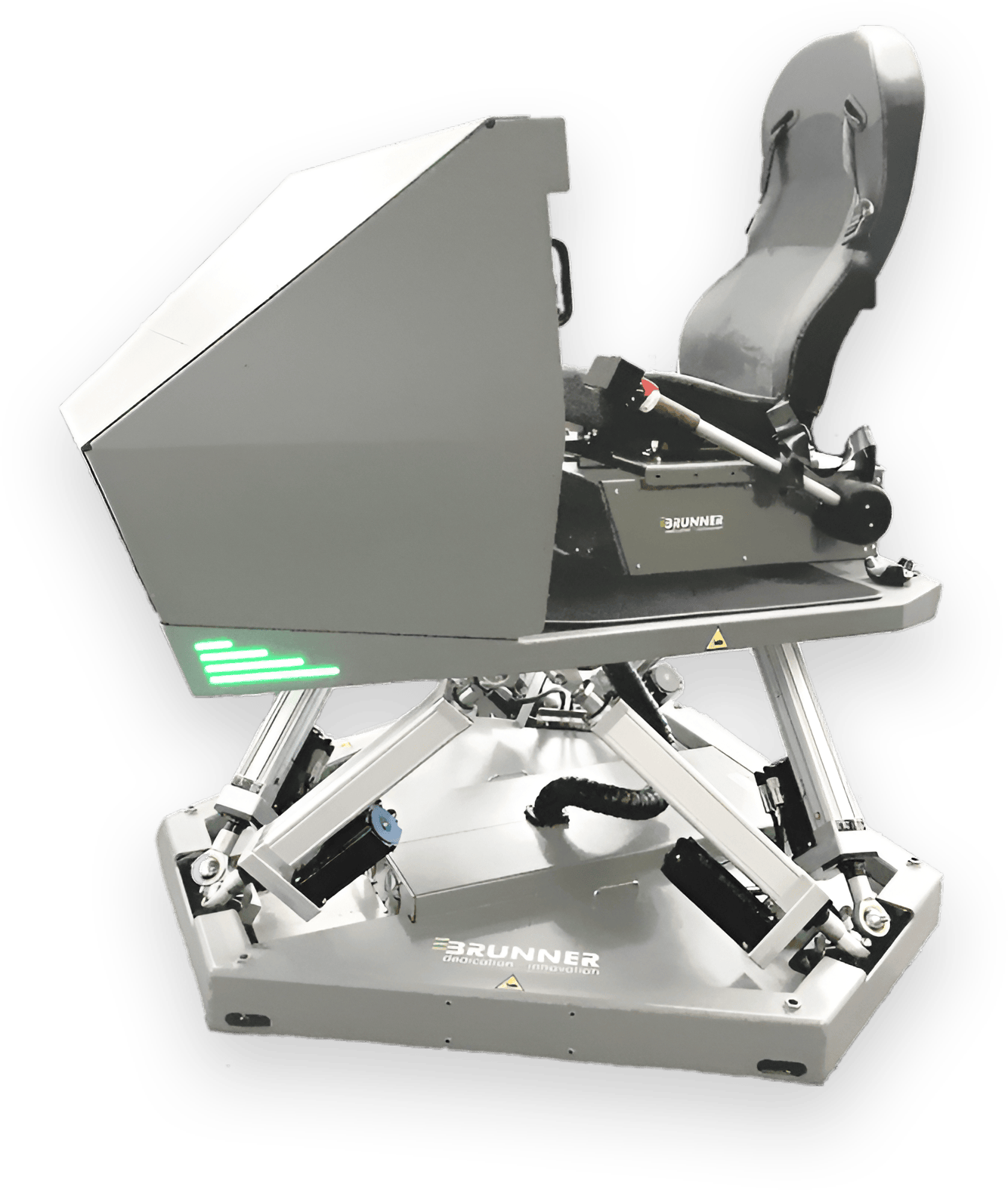 Pistões hidráulicos do cockpit